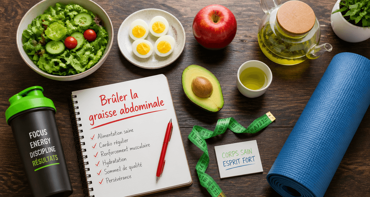 Bruler les graisses ventre aliments sains et sport
