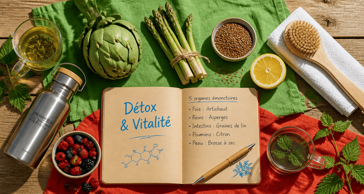 comment faire une detox avec 5 organes emonctoires