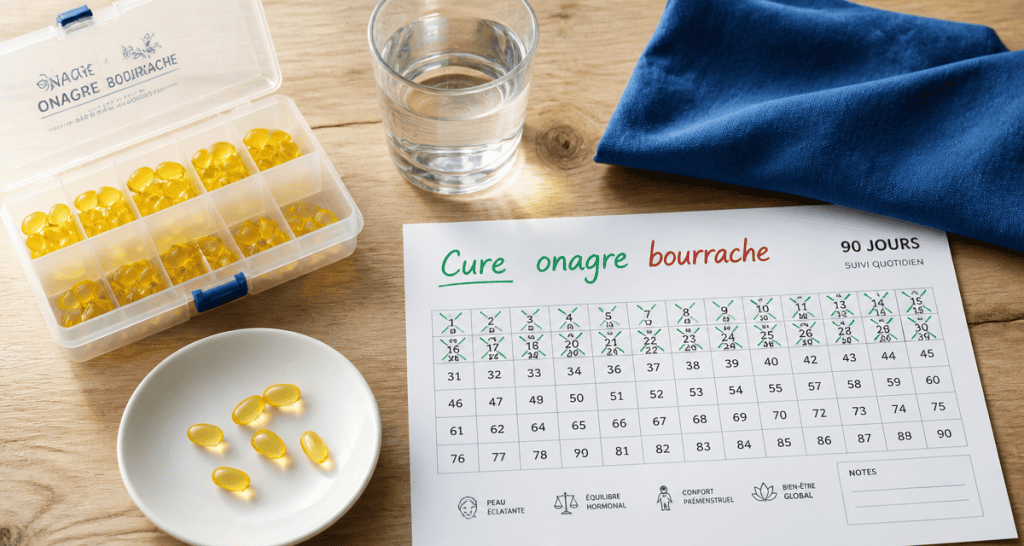 cure onagre bourrache combien de temps capsules calendrier