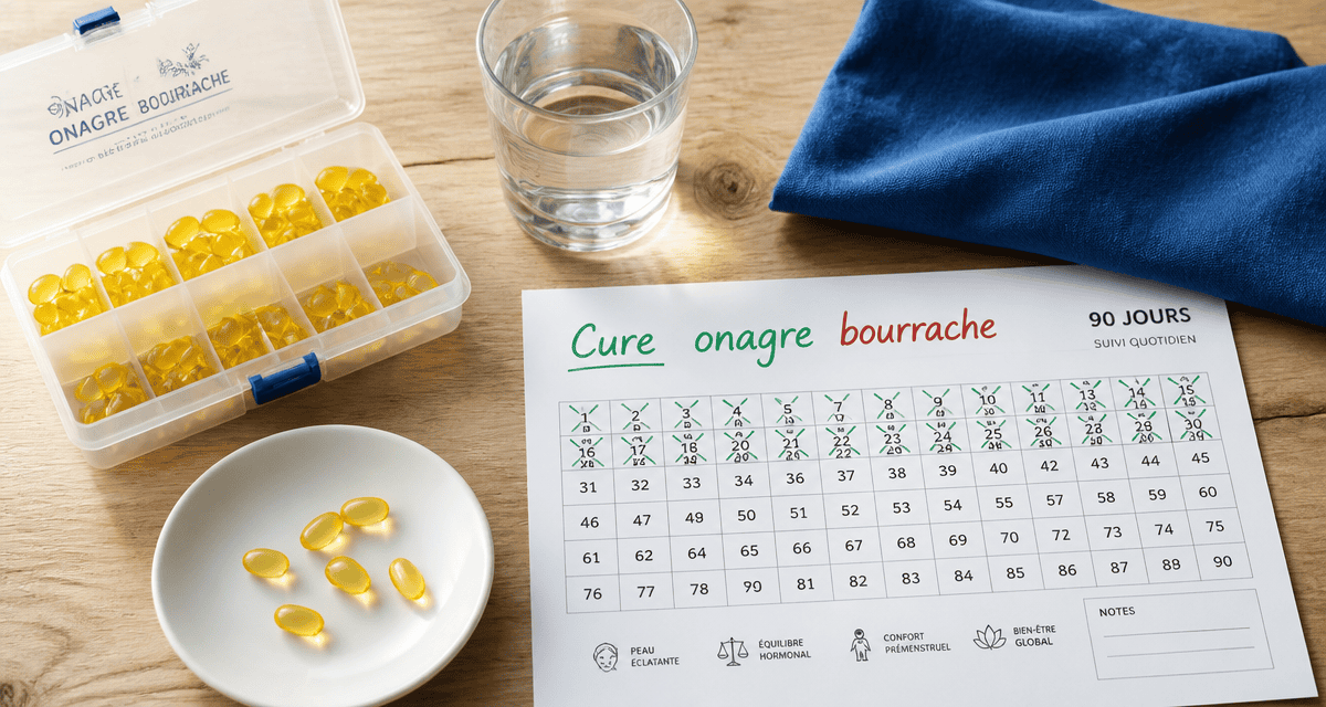 cure onagre bourrache combien de temps capsules calendrier