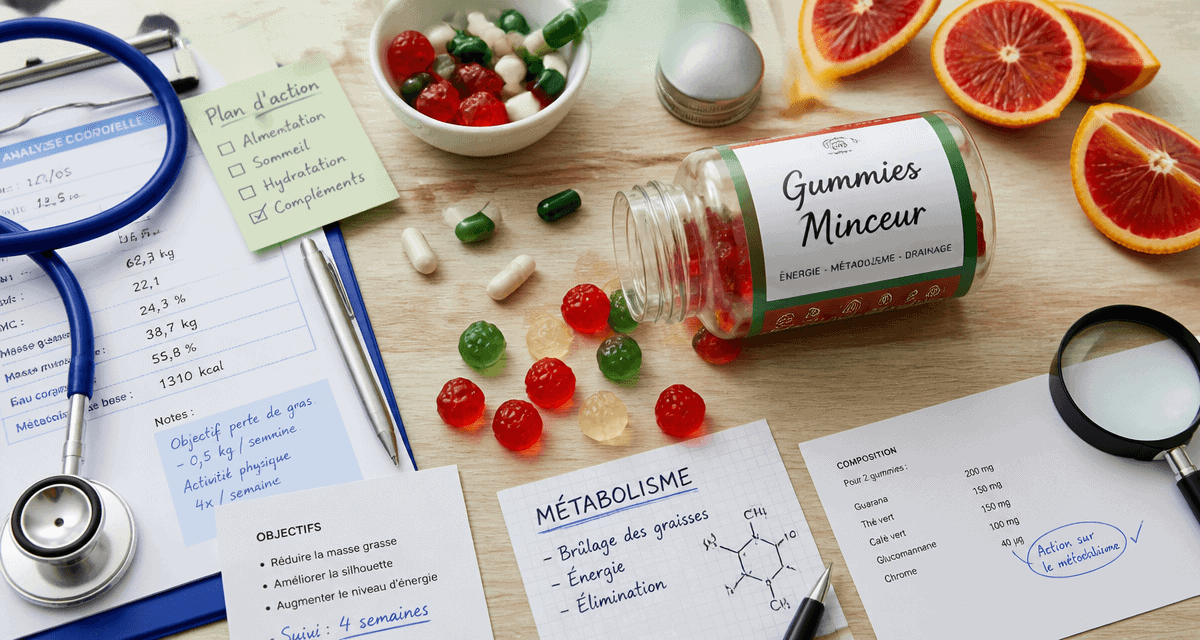 gummies perte de poids danger sur table médicale