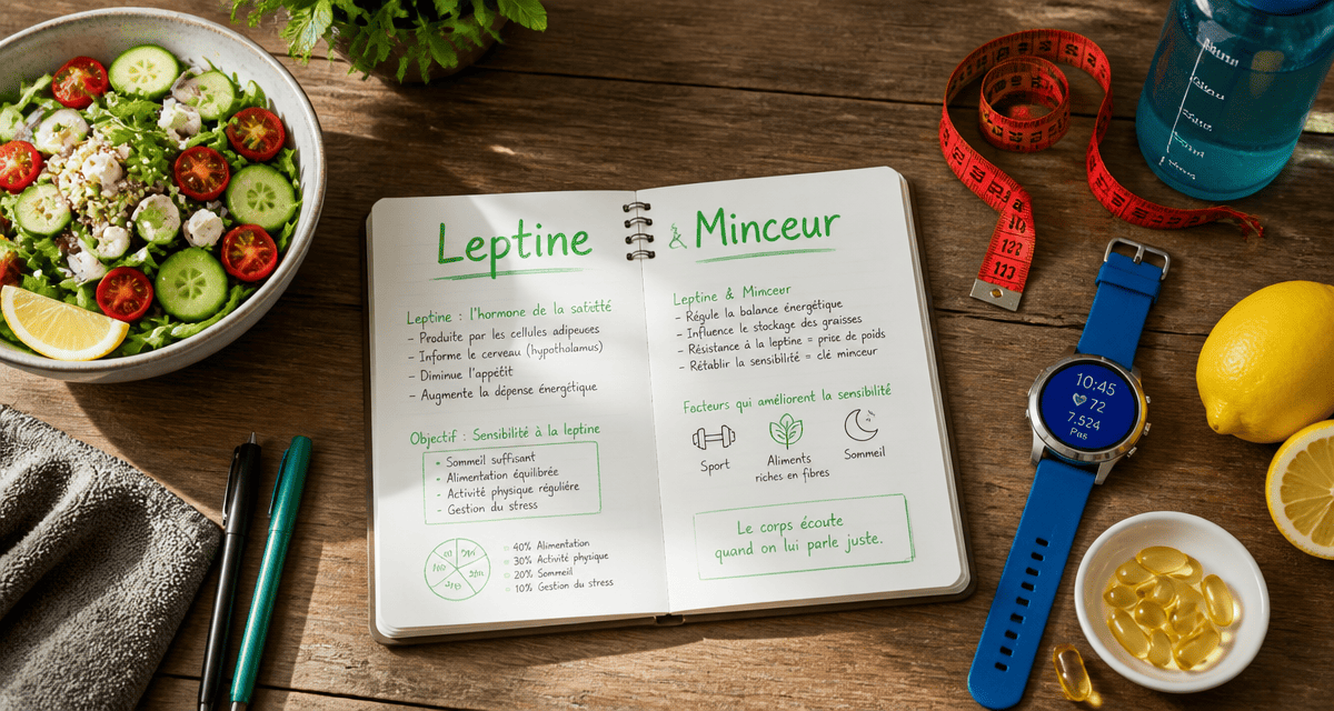 leptine pour maigrir avis, carnet minceur et accessoires