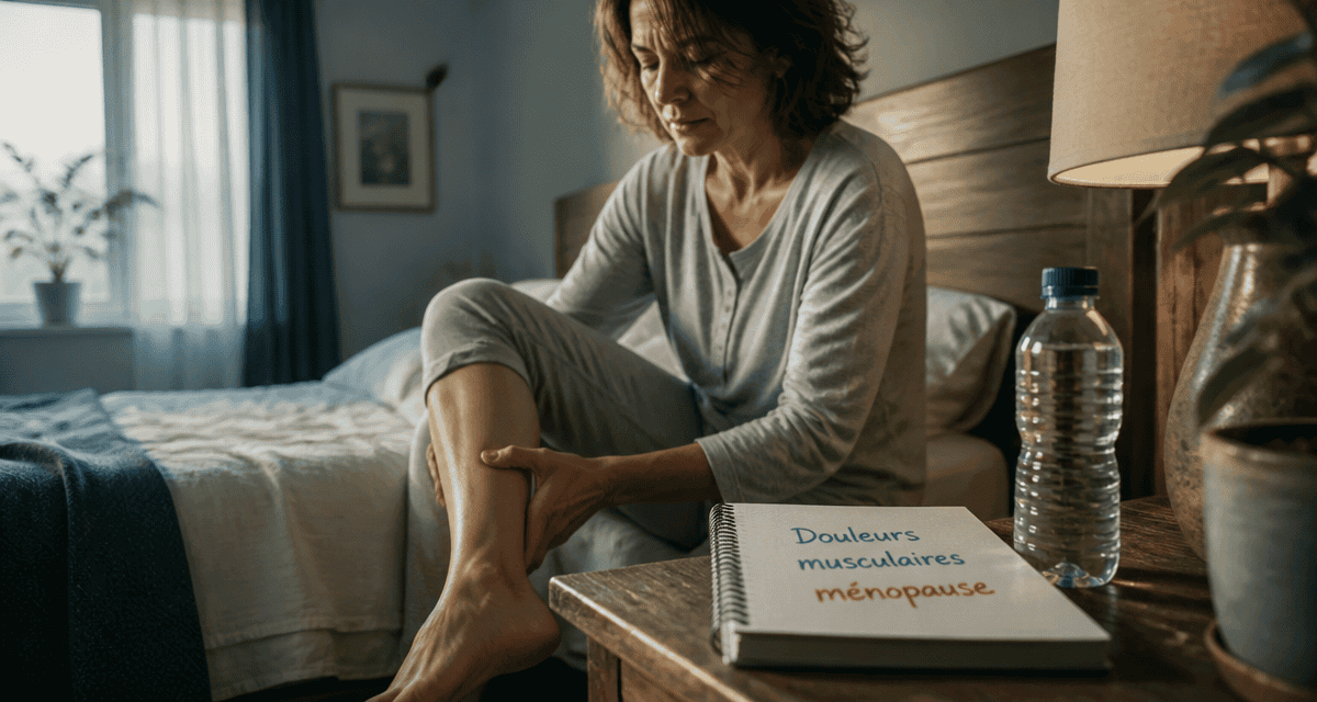 ménopause et douleurs musculaires forum, femme cinquantaine masse mollets matin