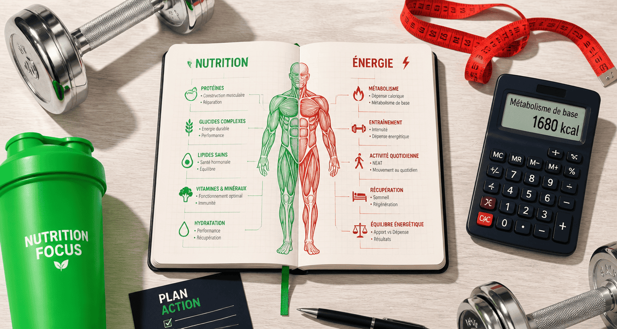 métabolisme et musculation sur bureau sportif