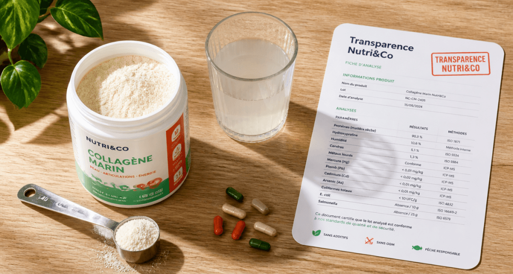 nutri and co avis analyse formule collagène