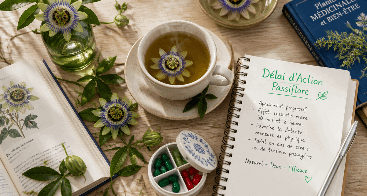 passiflore effet au bout de combien de temps tisane gélules et fleurs