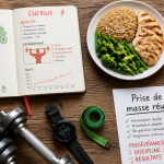 Prise de masse musculaire table nutrition entraînement