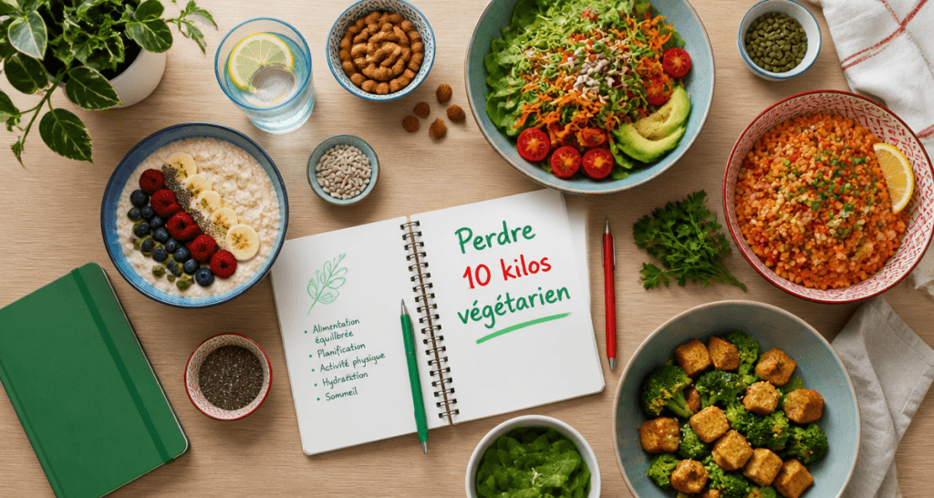 regime vegetarien pour perdre 10 kilos table repas sain