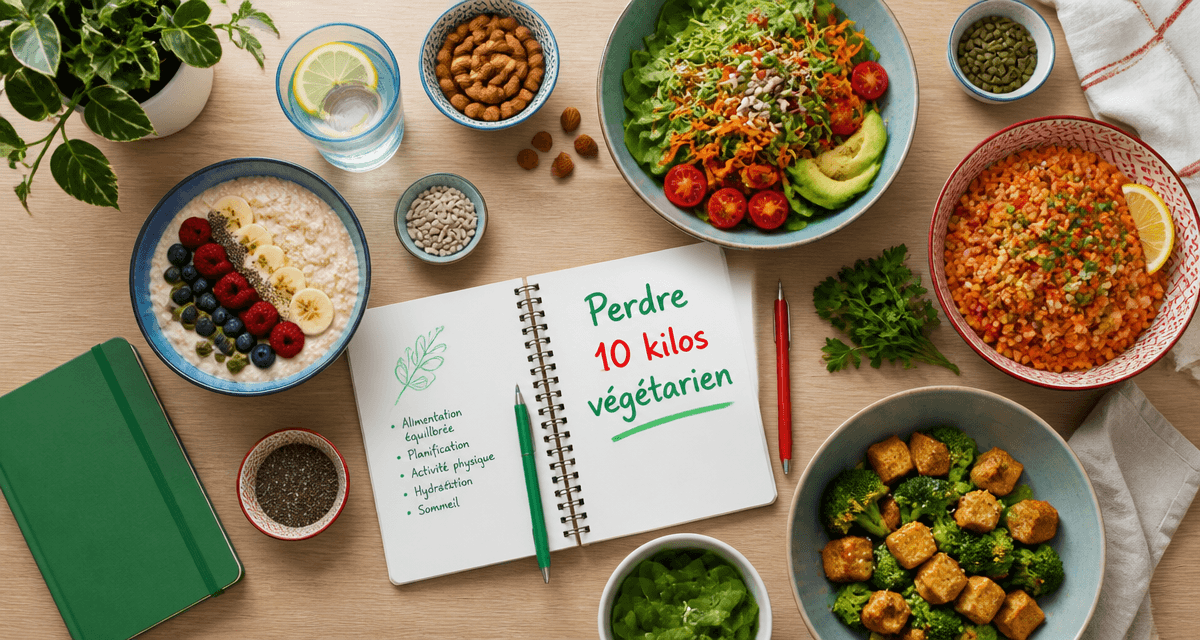 regime vegetarien pour perdre 10 kilos table repas sain