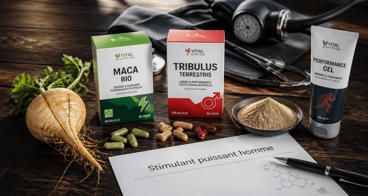 stimulant puissant pour homme en pharmacie, compléments et racines