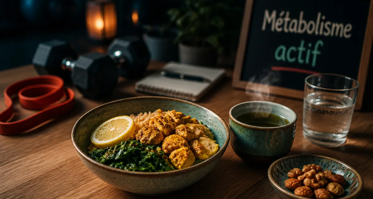 Comment augmenter son metabolisme apres 50 ans : repas équilibré, thé vert et exercice
