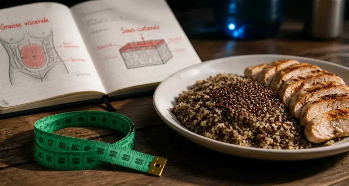 Comment faire pour maigrir du ventre : mètre ruban et aliments pour réduire la graisse viscérale