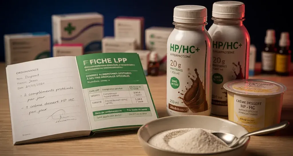 complement alimentaire hyperproteine pharmacie : bouteilles et ordonnance