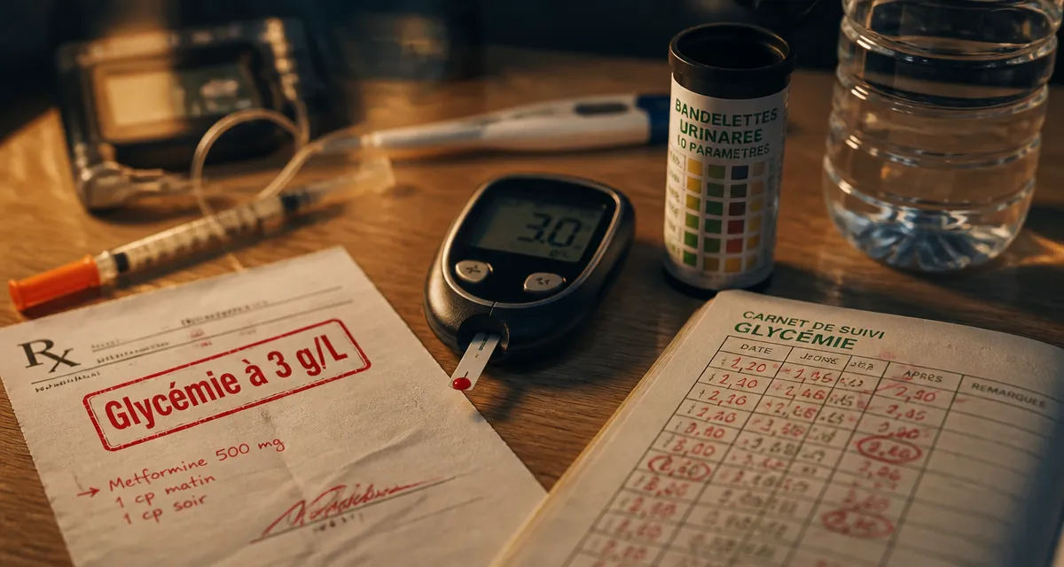 Glycemie 3 g/L : glycemie 3g que faire, geste urgence et acidocétose