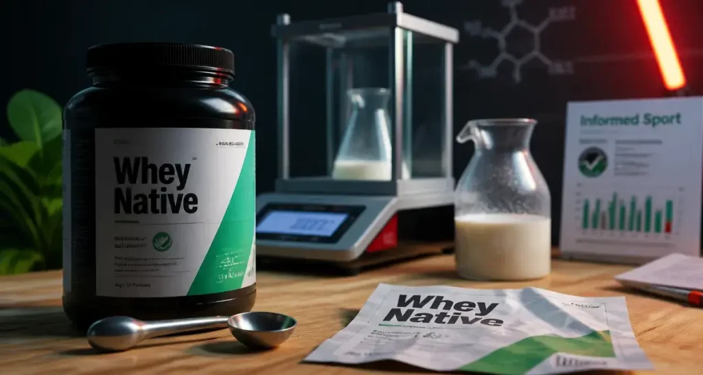 Meilleur marque de proteine : pot de whey pure, sans additifs