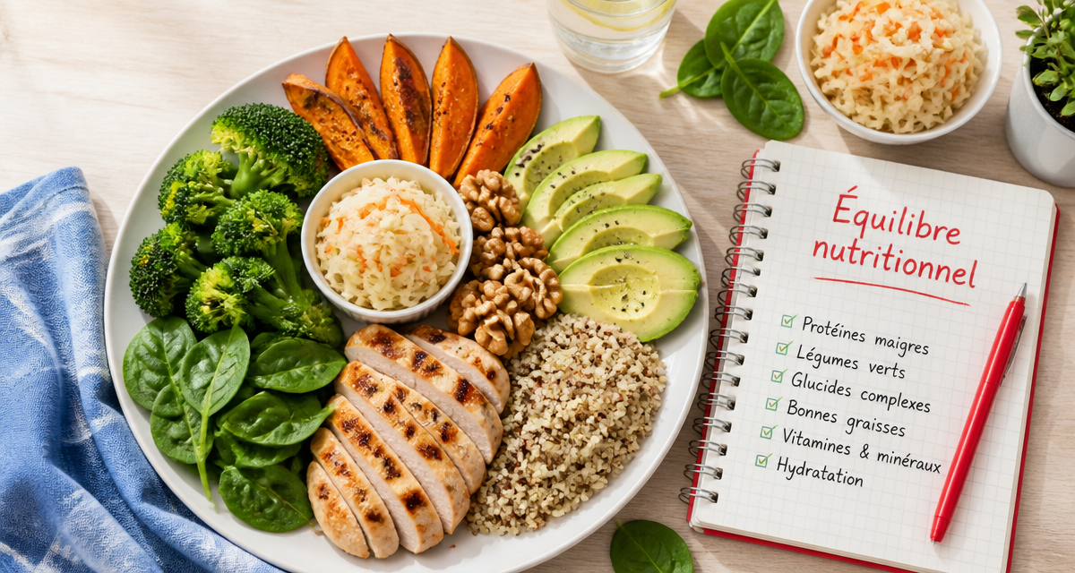 que faut il manger pour perdre du poids assiette équilibrée
