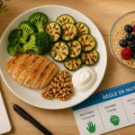 Quoi manger pour maigrir : assiette équilibrée protéines, fibres, satiété