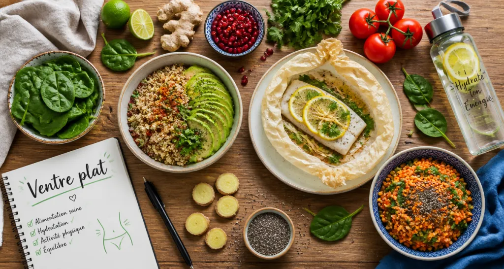recette pour maigrir le ventre plats sains et ingrédients frais