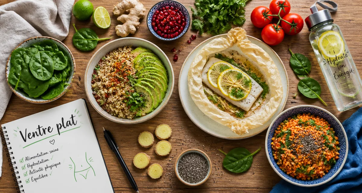 recette pour maigrir le ventre plats sains et ingrédients frais