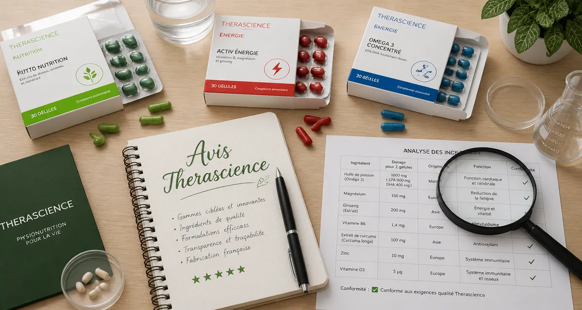 Therascience avis, compléments, analyse laboratoire