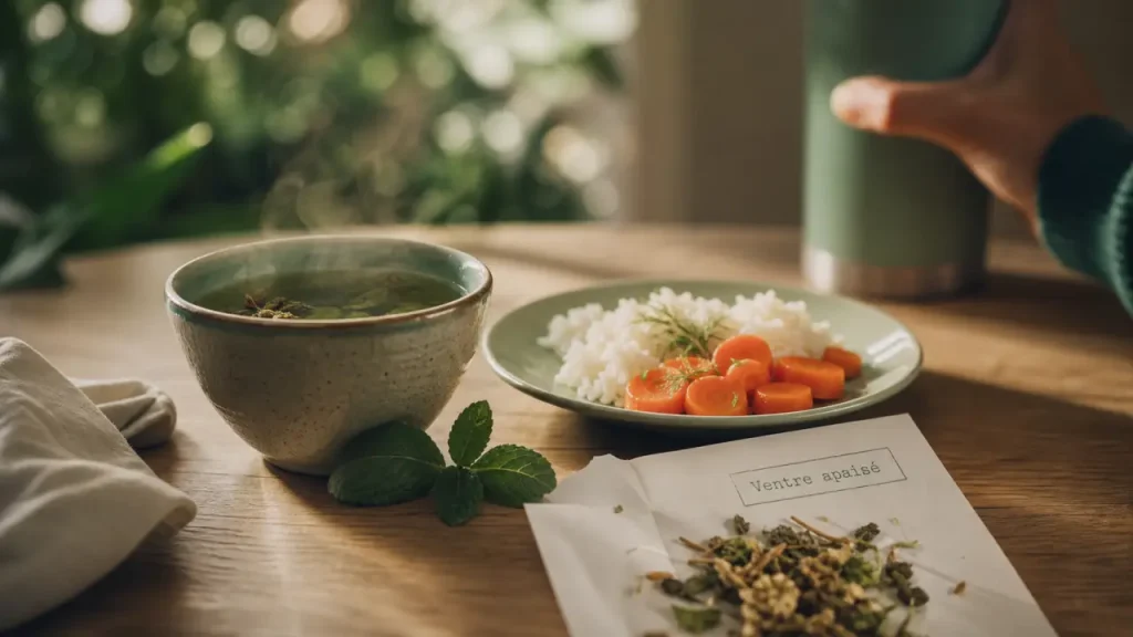 Comment degonfler du ventre : repas doux, tisanes et digestion