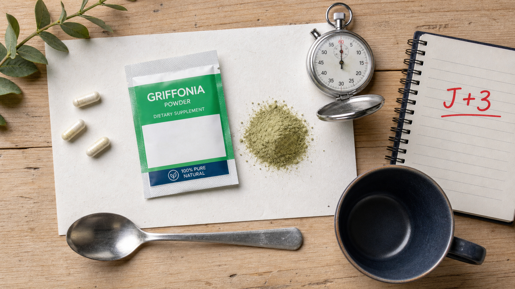Griffonia effet au bout de combien de temps : améliore sommeil, humeur et stress