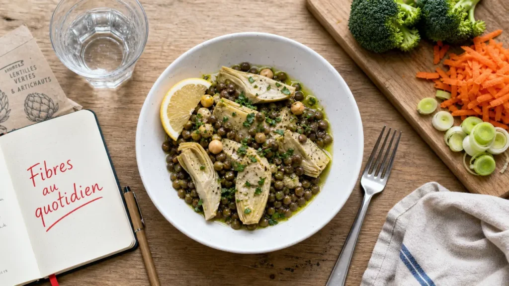 Artichaut à 9,4 g, lentilles et pois chiches : quels légumes riches en fibres choisir pour mieux digérer ?