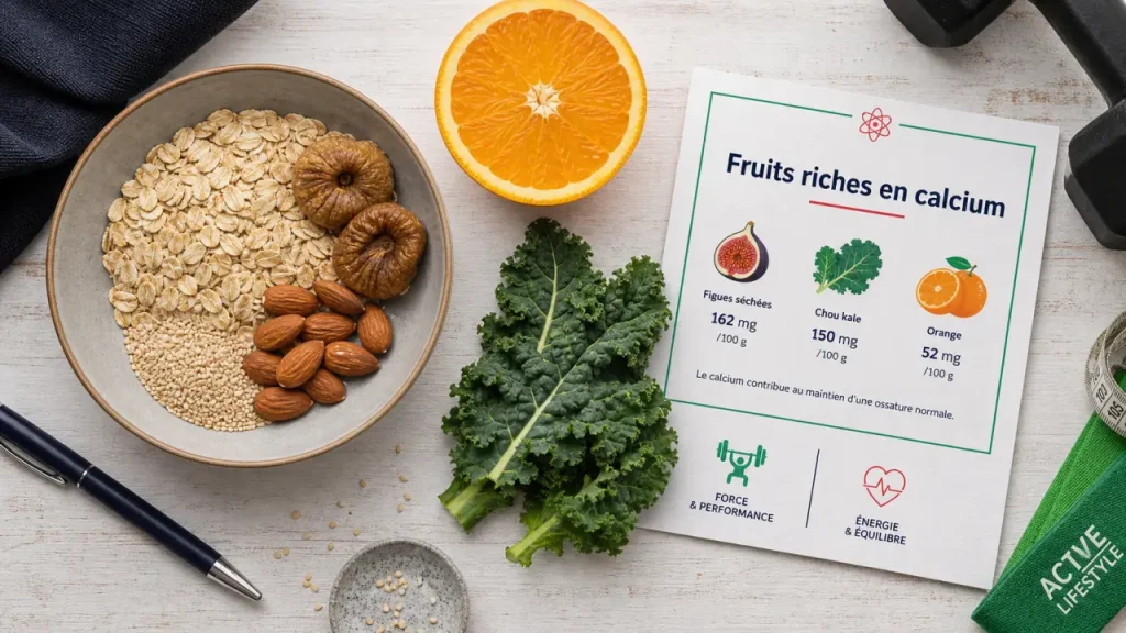 Les fruits riches en calcium : figues et oranges riches en calcium