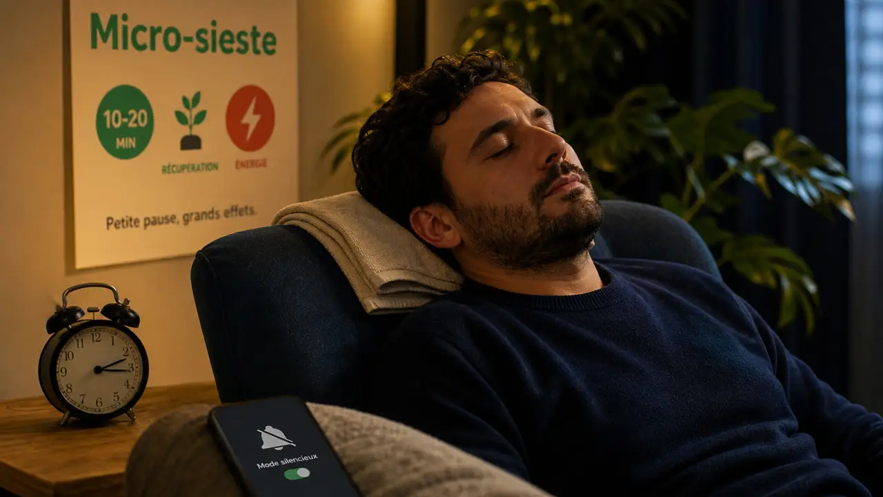 Comment faire une micro sieste, 20 minutes max : réveil sans brouillard