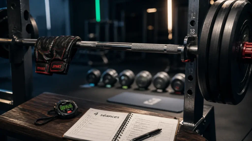 Musculation 4 fois par semaine resultat en salle de sport