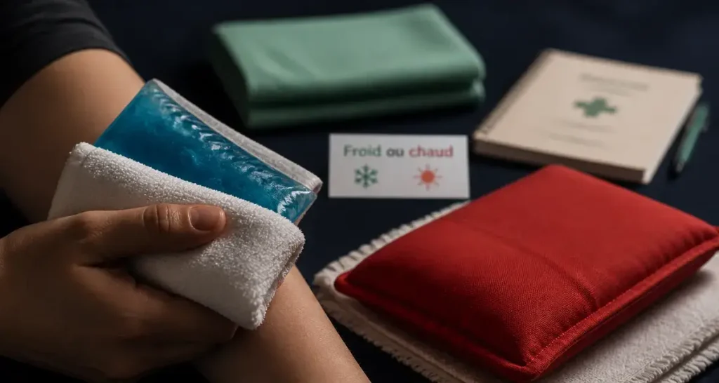 Tendinite : chaud ou froid (poche de glace vs coussin chauffant)
