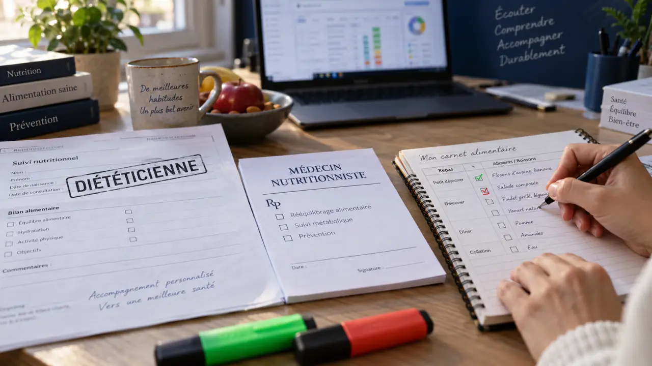 Diététicienne ou nutritionniste : documents de diagnostic et prescription
