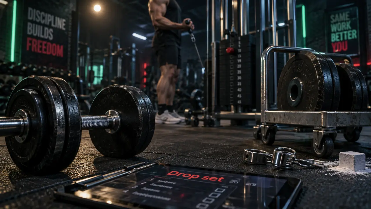 Dropset musculation en salle : intensité sans sacrifier la technique