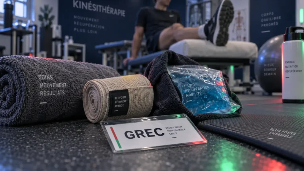 Comment soigner une déchirure musculaire : GREC 72 premières heures, froid et compression