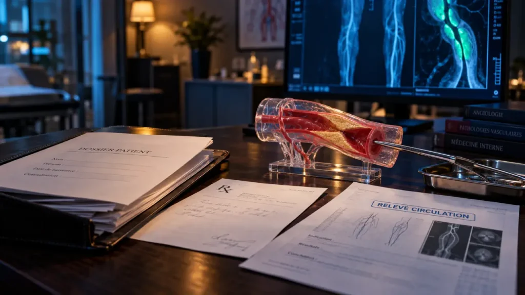 Déboucher les artères : angiographie et flux sanguin en cabinet médical