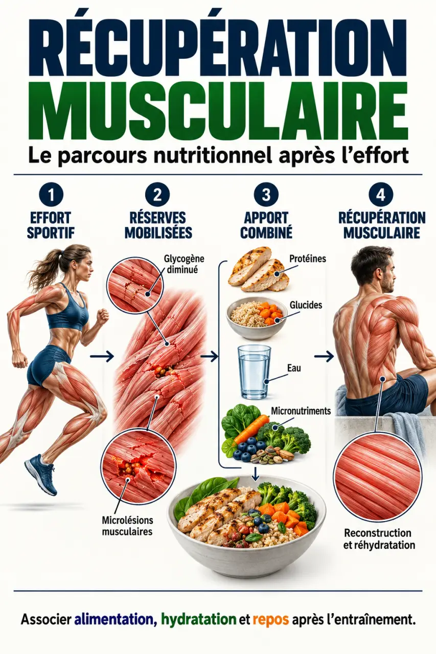 Optimiser sa récupération musculaire grâce à une alimentation équilibrée : protéines, glucides et hydratation après l’effort