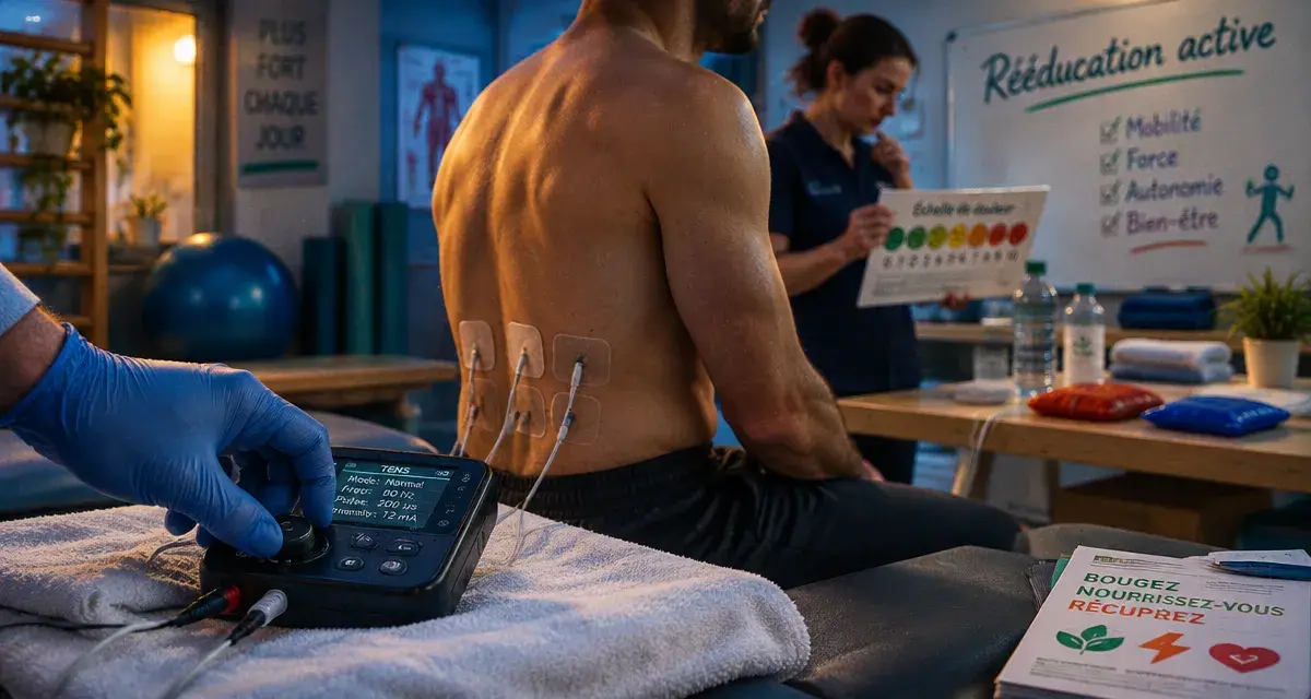 La physiothérapie est elle efficace : TENS et kinésithérapie pour soulager la douleur, améliorer la mobilité