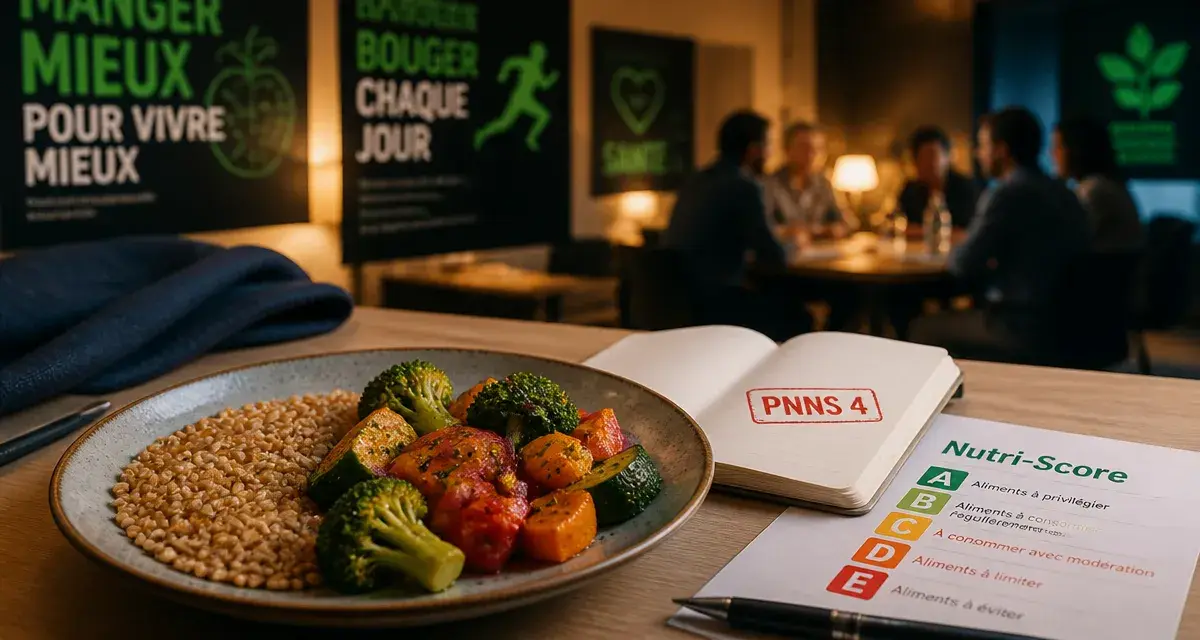 PNNS 4 plan national nutrition santé 4 : légumes, céréales complètes et Nutri-Score